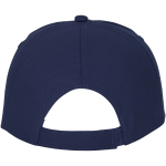 Cotton cap with hook-and-loop closure, 175 g/m² navy-blue colour