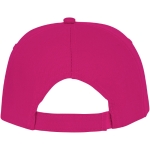 Cotton cap with white line on the visor, 175 g/m² pink colour