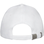 Cotton cap with buckle, 260 g/m² white colour