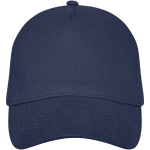 Cotton cap with buckle, 260 g/m² navy-blue colour