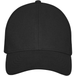 Cotton cap with mesh, 260 g/m² black colour