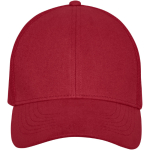 Cotton cap with mesh, 260 g/m² red colour