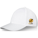 Cotton cap with mesh, 260 g/m² white colour