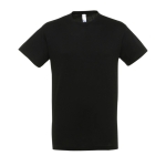 Unisex t-shirt from 100% cotton, 150 g/m2, SOL'S Regent black colour third view