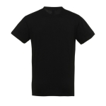 Unisex t-shirt from 100% cotton, 150 g/m2, SOL'S Regent black colour side view