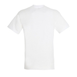 Unisex t-shirt from 100% cotton, 150 g/m2, SOL'S Regent white colour rear view