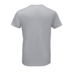 Unisex t-shirt from 100% cotton, 150 g/m2, SOL'S Regent grey colour rear view