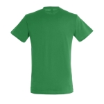 Unisex t-shirt from 100% cotton, 150 g/m2, SOL'S Regent green colour rear view