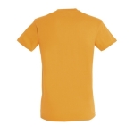 Unisex t-shirt from 100% cotton, 150 g/m2, SOL'S Regent orange colour rear view