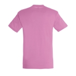 Unisex t-shirt from 100% cotton, 150 g/m2, SOL'S Regent pink colour rear view