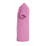 Unisex t-shirt from 100% cotton, 150 g/m2, SOL'S Regent pink colour side view