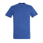 Unisex t-shirt from 100% cotton, 150 g/m2, SOL'S Regent royal blue colour third view