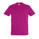 Unisex t-shirt from 100% cotton, 150 g/m2, SOL'S Regent fuchsia colour