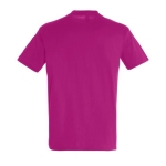 Unisex t-shirt from 100% cotton, 150 g/m2, SOL'S Regent fuchsia colour rear view