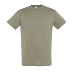 Unisex t-shirt from 100% cotton, 150 g/m2, SOL'S Regent khaki colour ninth view