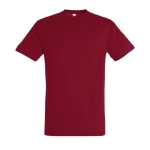 Unisex t-shirt from 100% cotton, 150 g/m2, SOL'S Regent dark red colour second view