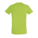 Unisex t-shirt from 100% cotton, 150 g/m2, SOL'S Regent lime colour rear view