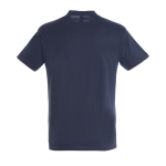 Unisex t-shirt from 100% cotton, 150 g/m2, SOL'S Regent navy-blue colour rear view