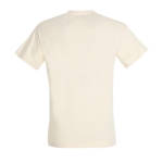 Unisex t-shirt from 100% cotton, 150 g/m2, SOL'S Regent natural colour rear view