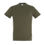 Unisex t-shirt from 100% cotton, 150 g/m2, SOL'S Regent military green colour