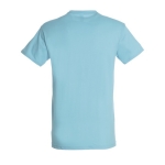 Unisex t-shirt from 100% cotton, 150 g/m2, SOL'S Regent light blue colour rear view