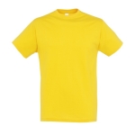 Unisex t-shirt from 100% cotton, 150 g/m2, SOL'S Regent dark yellow colour