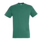 Unisex t-shirt from 100% cotton, 150 g/m2, SOL'S Regent emerald green colour