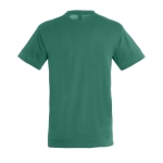 Unisex t-shirt from 100% cotton, 150 g/m2, SOL'S Regent emerald green colour rear view