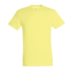 Unisex t-shirt from 100% cotton, 150 g/m2, SOL'S Regent light yellow colour