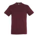 Unisex t-shirt from 100% cotton, 150 g/m2, SOL'S Regent garnet colour eighth view