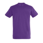 Unisex t-shirt from 100% cotton, 150 g/m2, SOL'S Regent purple colour rear view