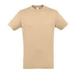 Unisex t-shirt from 100% cotton, 150 g/m2, SOL'S Regent light brown colour second view