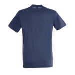 Unisex t-shirt from 100% cotton, 150 g/m2, SOL'S Regent denim blue colour rear view