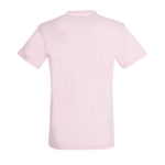 Unisex t-shirt from 100% cotton, 150 g/m2, SOL'S Regent pastel pink colour rear view