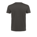 Unisex t-shirt from 100% cotton, 150 g/m2, SOL'S Regent taupe grey colour rear view