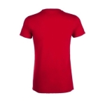 Women's t-shirt made of 100% cotton, 150 g/m2, SOL'S Regent red colour rear view