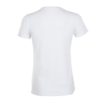 Women's t-shirt made of 100% cotton, 150 g/m2, SOL'S Regent white colour rear view