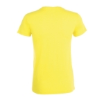 Women's t-shirt made of 100% cotton, 150 g/m2, SOL'S Regent yellow colour rear view