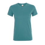 Women's t-shirt made of 100% cotton, 150 g/m2, SOL'S Regent turquoise colour