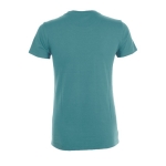 Women's t-shirt made of 100% cotton, 150 g/m2, SOL'S Regent turquoise colour rear view