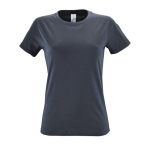 Women's t-shirt made of 100% cotton, 150 g/m2, SOL'S Regent titanium colour