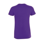 Women's t-shirt made of 100% cotton, 150 g/m2, SOL'S Regent violet colour rear view