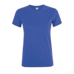 Women's t-shirt made of 100% cotton, 150 g/m2, SOL'S Regent royal blue colour third view