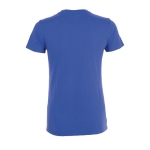 Women's t-shirt made of 100% cotton, 150 g/m2, SOL'S Regent royal blue colour rear view