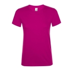 Women's t-shirt made of 100% cotton, 150 g/m2, SOL'S Regent fuchsia colour