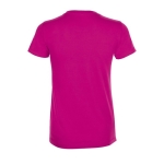 Women's t-shirt made of 100% cotton, 150 g/m2, SOL'S Regent fuchsia colour rear view