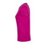 Women's t-shirt made of 100% cotton, 150 g/m2, SOL'S Regent fuchsia colour side view