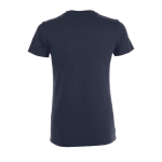 Women's t-shirt made of 100% cotton, 150 g/m2, SOL'S Regent navy-blue colour rear view