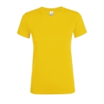 Women's t-shirt made of 100% cotton, 150 g/m2, SOL'S Regent dark yellow colour