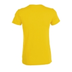 Women's t-shirt made of 100% cotton, 150 g/m2, SOL'S Regent dark yellow colour rear view